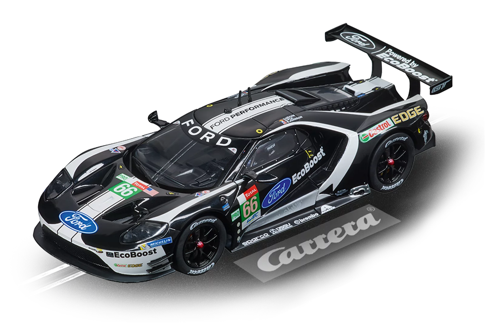 carrera-digital-132-ford-gt-race-car-no-66-slotcar-1-32-mit-licht image 1