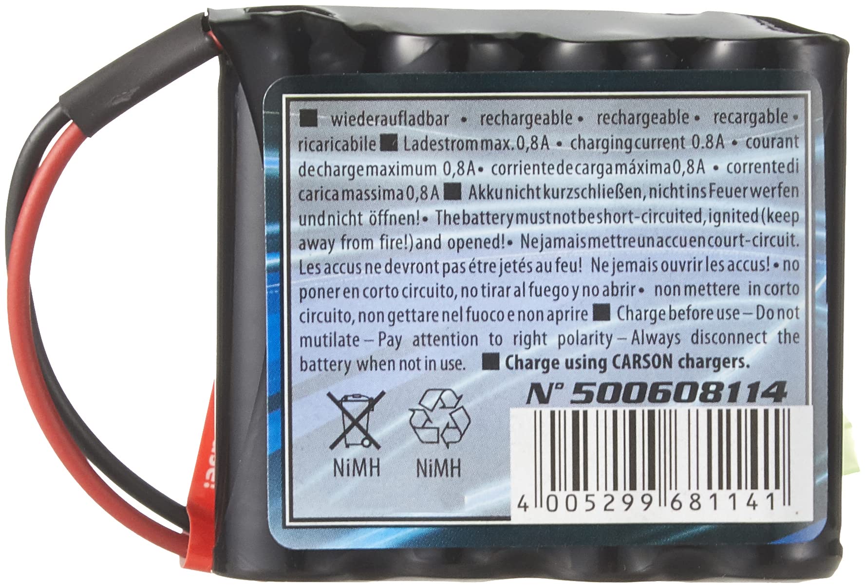 carson-500608114-rc-akku-4-8v-800mah-nimh-mini-tamiya image 3