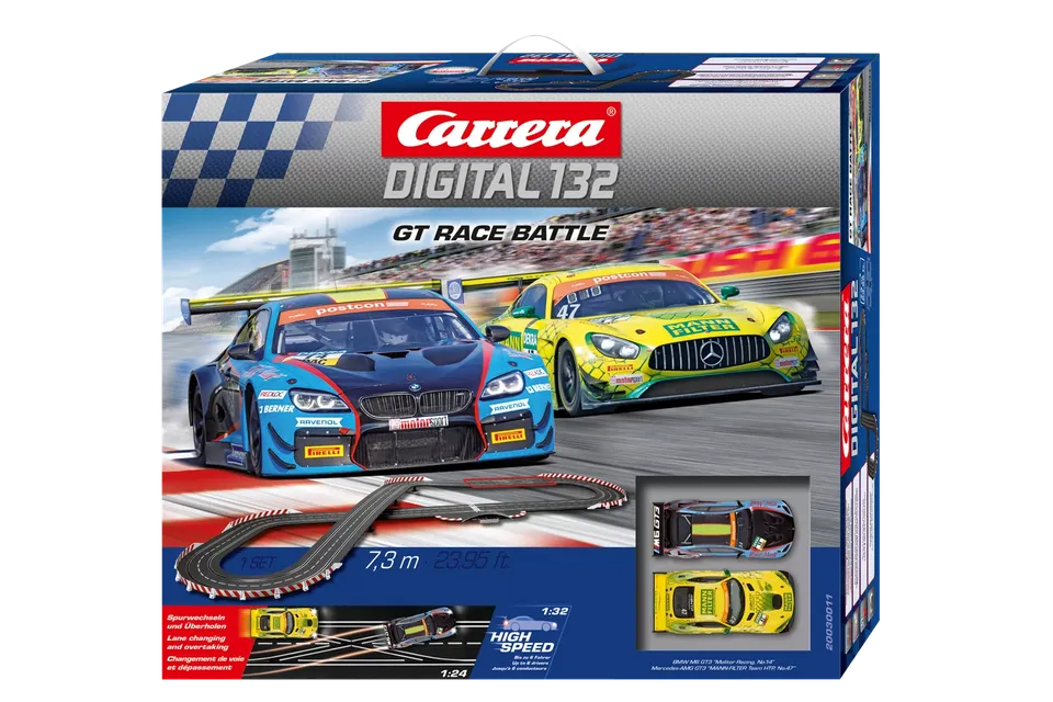 carrera-digital-132-gt-race-battle-autorennbahn-set-7-3-m image 1