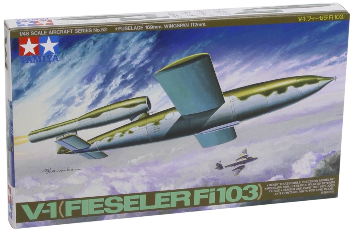 tamiya-61052-v-1-fieseler-fi103-modellbausatz-1-48 image 1