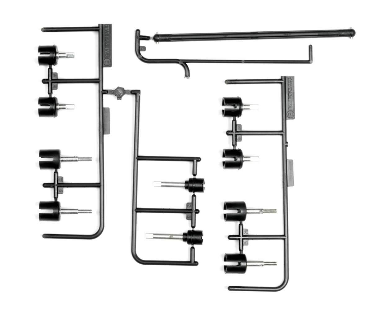tamiya-309005756-df-02-e-teile-tuningteil-radschenkel-abtriebe image 1