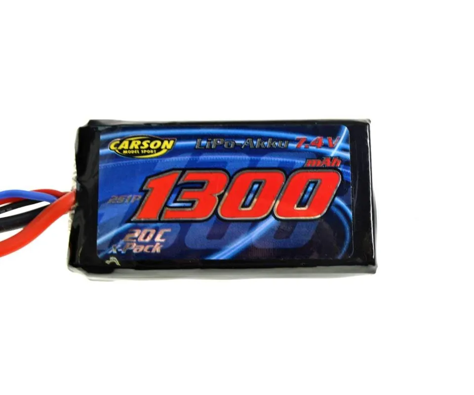 carson-500608107-lipo-akku-7-4v-1300mah-20c-cessna-rc-akku image 1