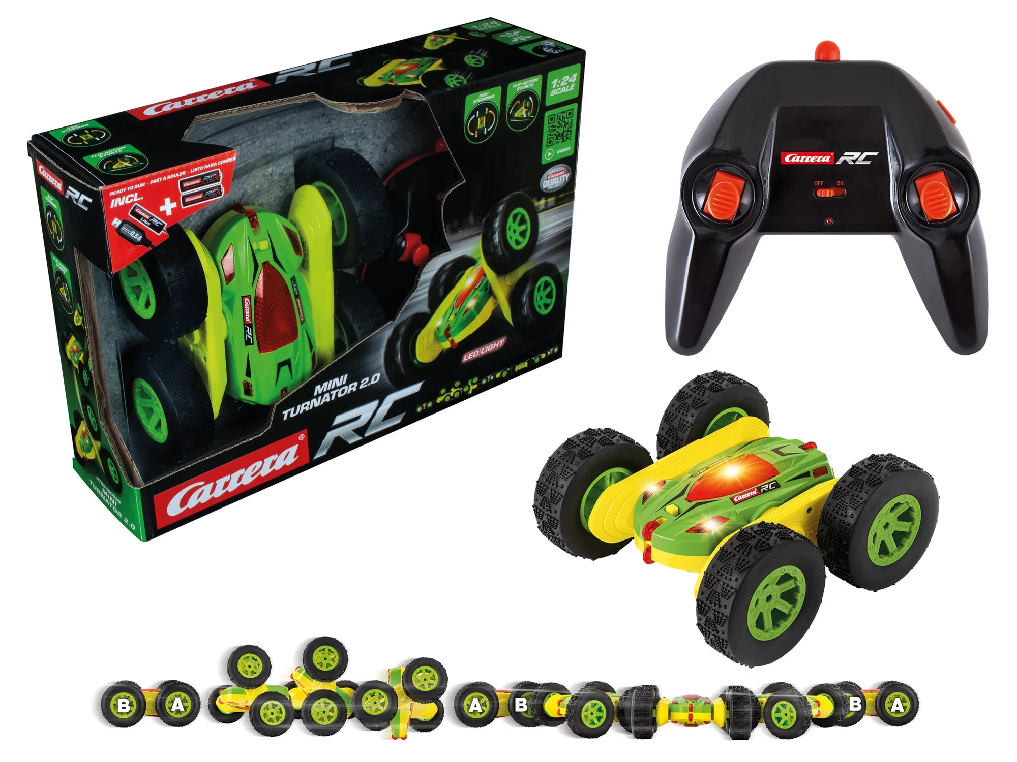 carrera-turnator-mini-turnator-2-0-rc-stuntauto-2-4ghz-led image 2