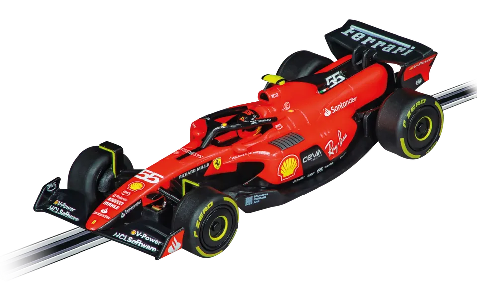 carrera-go-ferrari-sf-23-slotcar-no-55-c-sainz image 1
