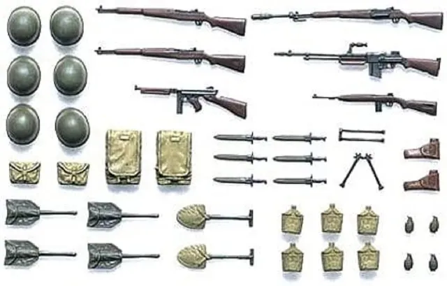 tamiya-35206-wwii-us-infanterie-diorama-set-1-35-unlackiert image 1