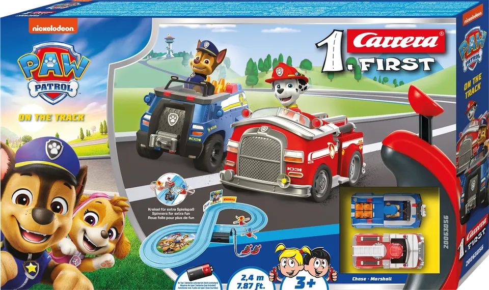 carrera-first-paw-patrol-on-the-track-rennbahn-set-2-4-m image 1