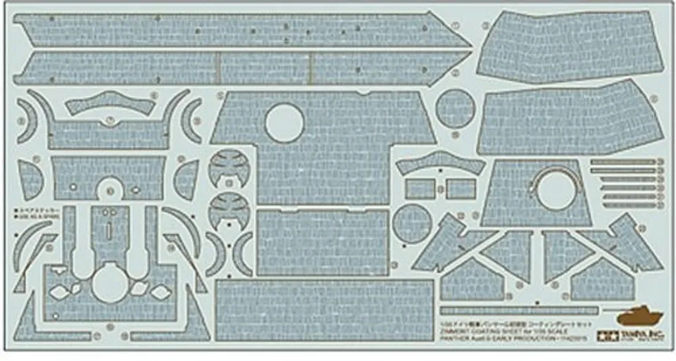 tamiya-zimmerit-bogen-panther-g-early-1-35 image 1
