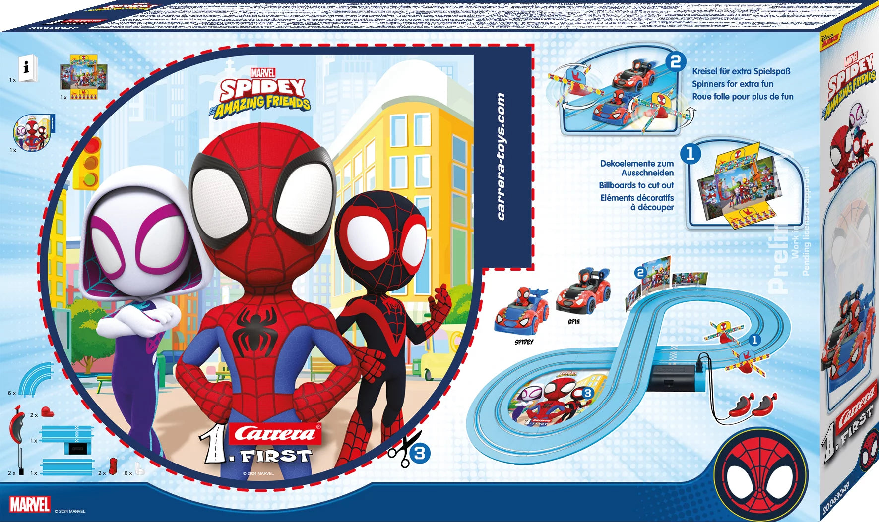 carrera-first-spidey-it-s-spidey-time-rennbahn-set-2-4-m image 2