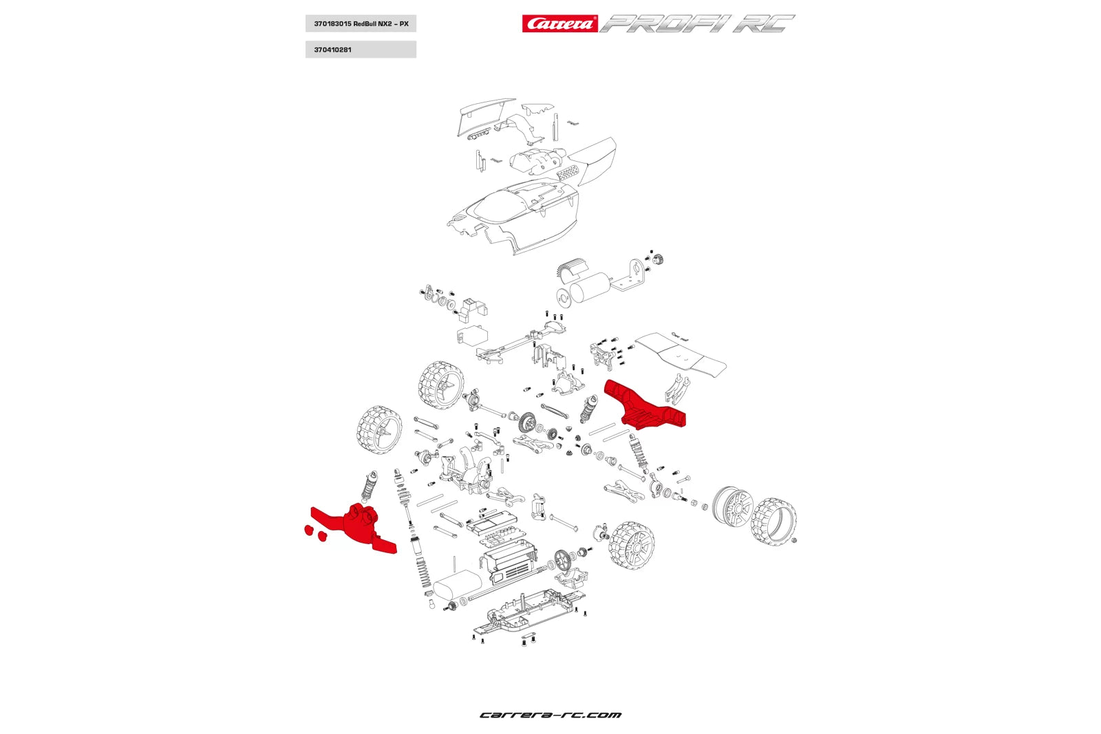 carrera-profi-rc-red-bull-nx2-bumper-sto-stange-183008 image 2