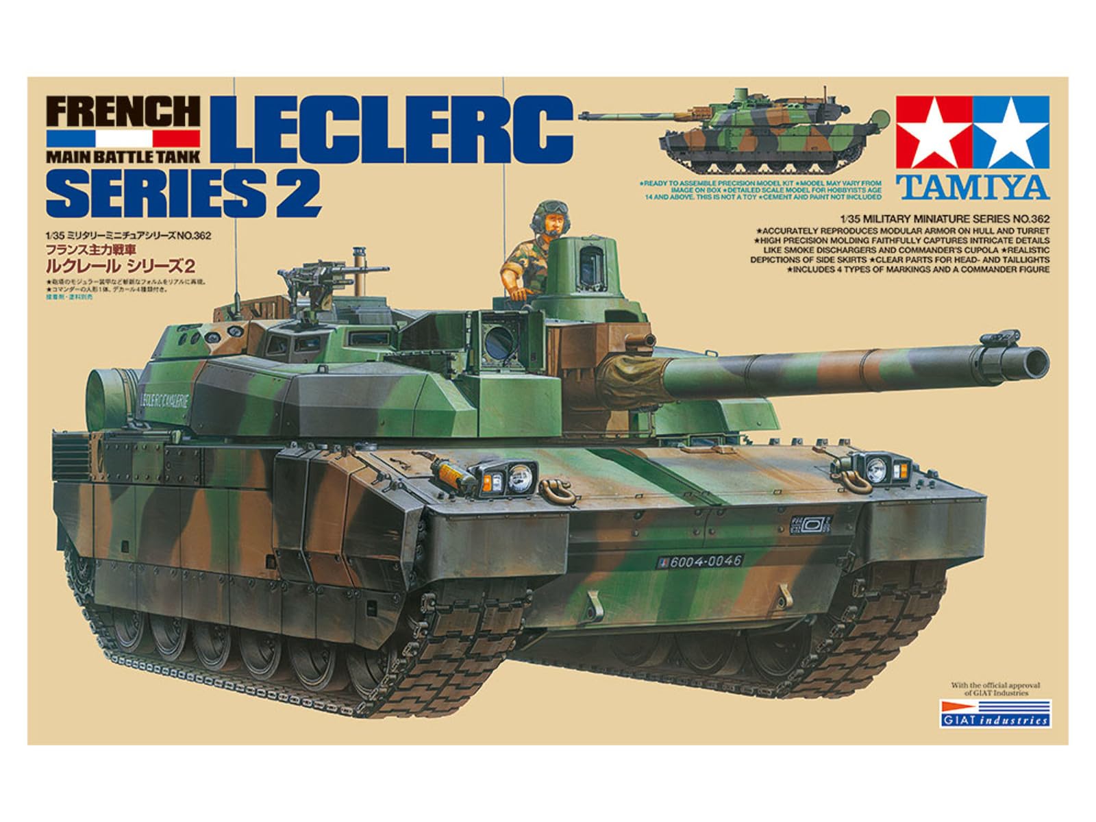 tamiya-35362-leclerc-serie-2-modellbausatz-1-35-unlackiert image 2
