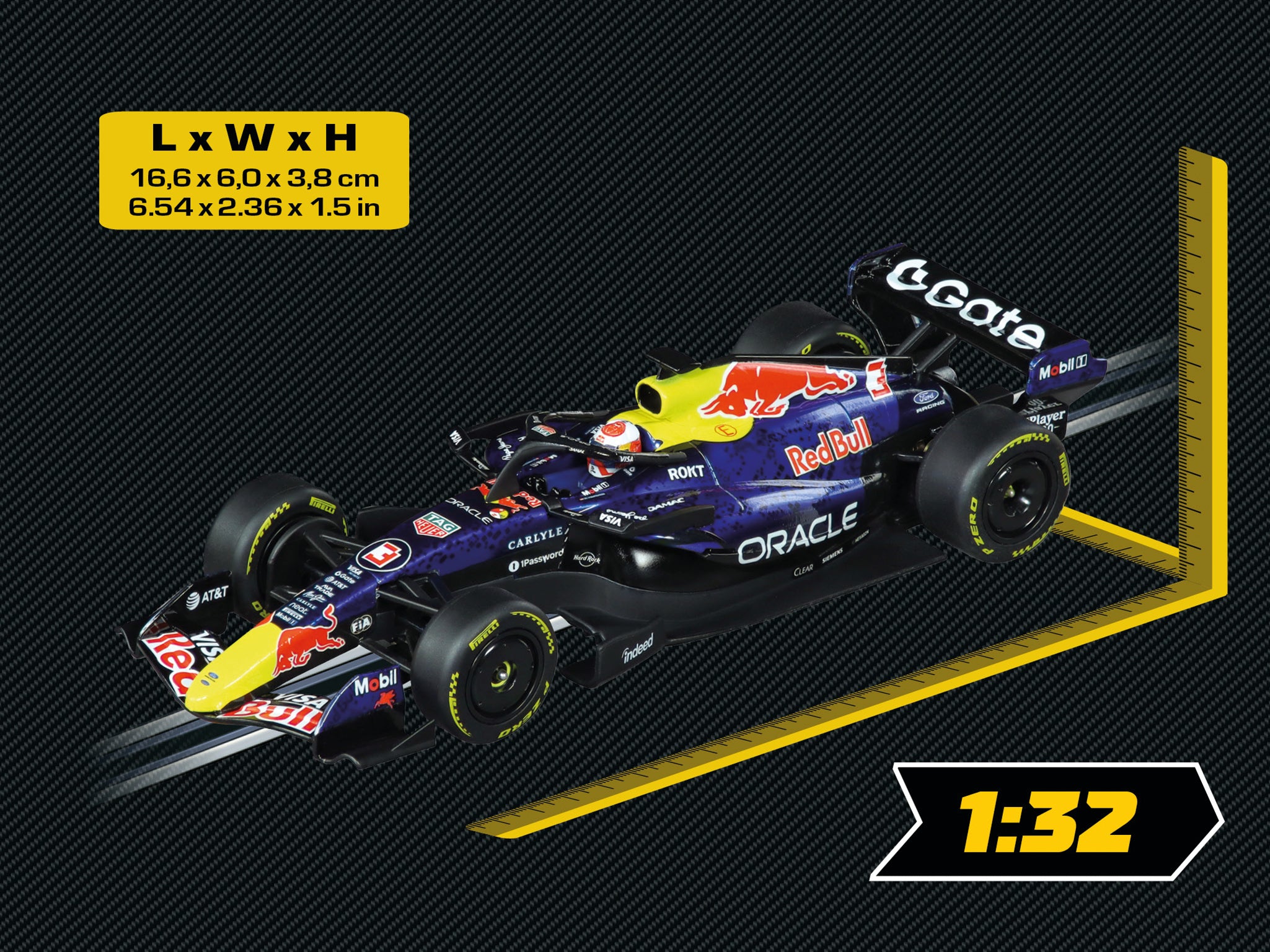 carrera-digital-132-red-bull-rb22-verstappen-no-3-slotcar image 3
