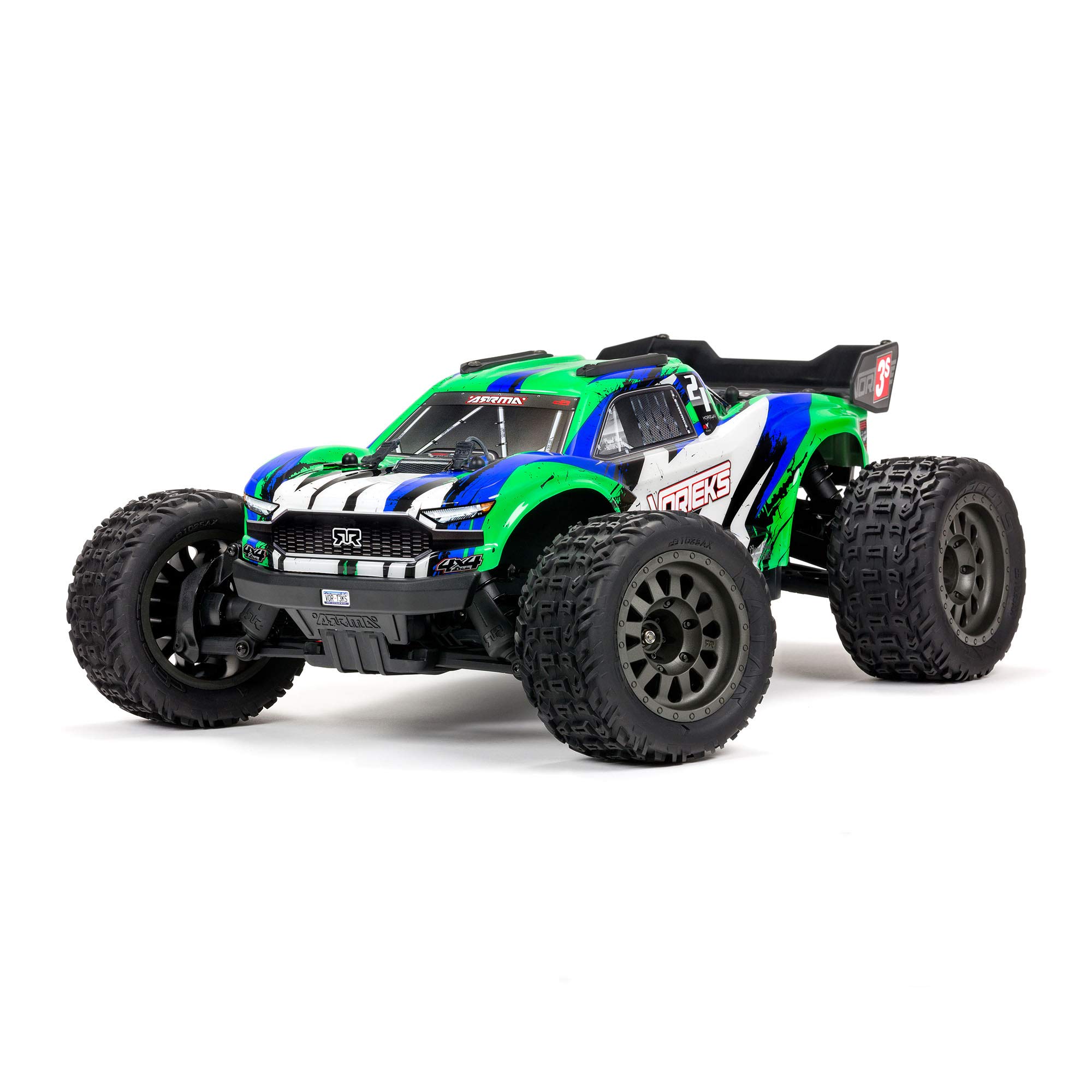 arrma-vorteks-4wd-3s-blx-stadium-truck-1-10-gr-n-rtr image 1