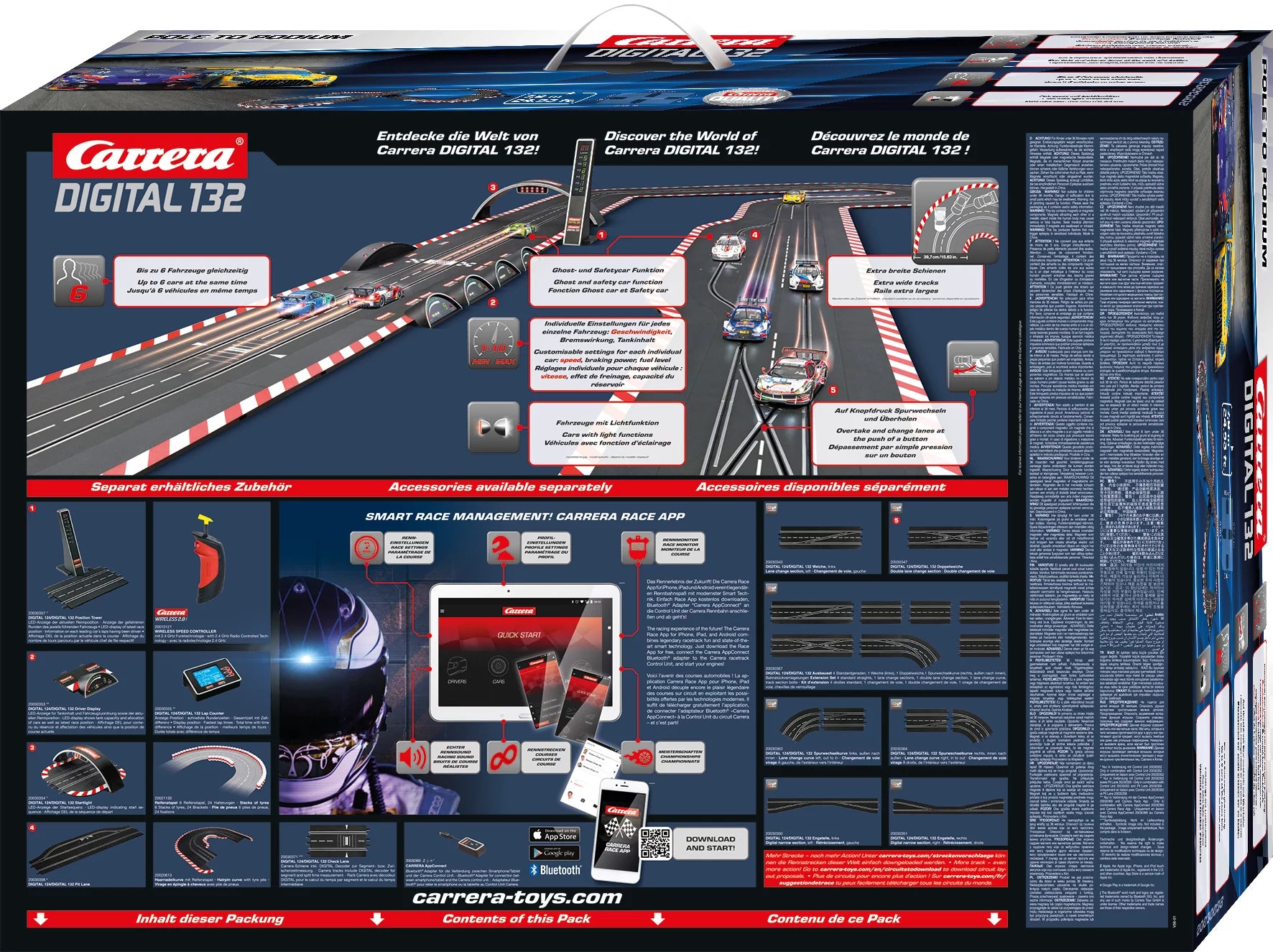 carrera-digital-132-pole-to-podium-rennbahn-set-dtm-7-6-m image 2