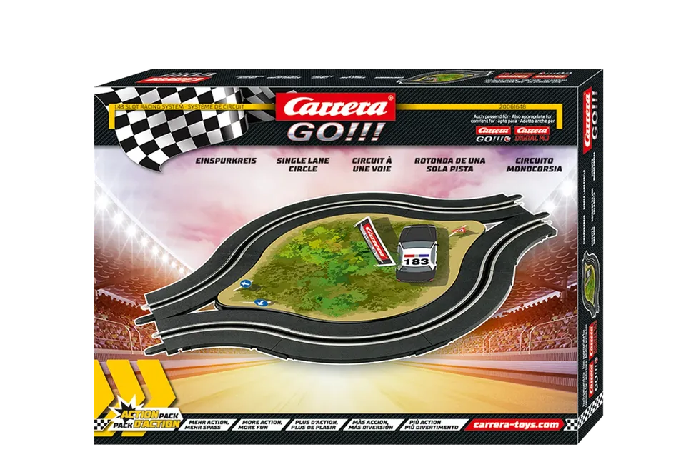 carrera-go-digital-143-einspurkreis-mit-deko-schienen-1-43 image 1