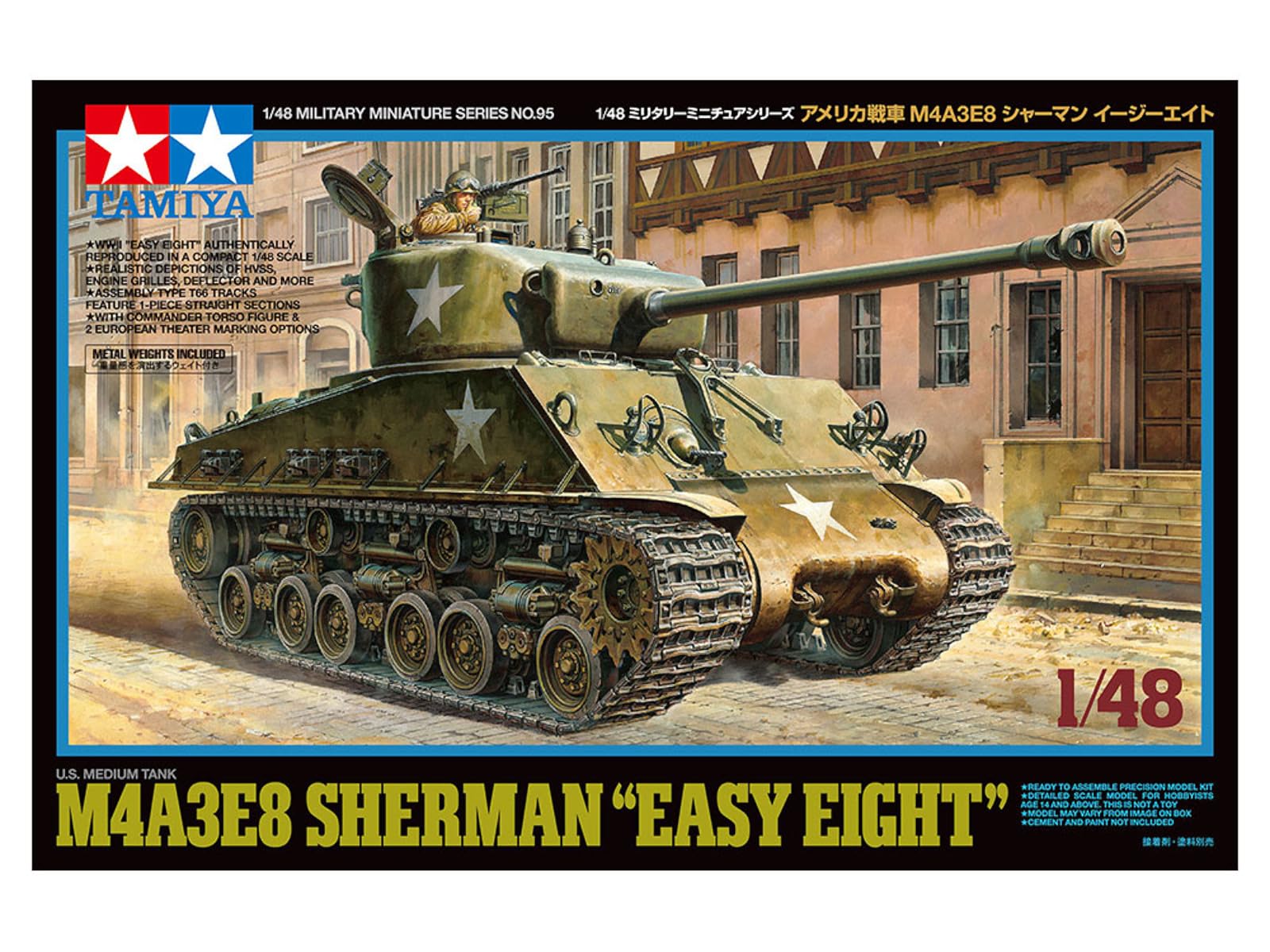 tamiya-32595-m4a3e8-sherman-easy-eight-1-48-unlackiert image 2