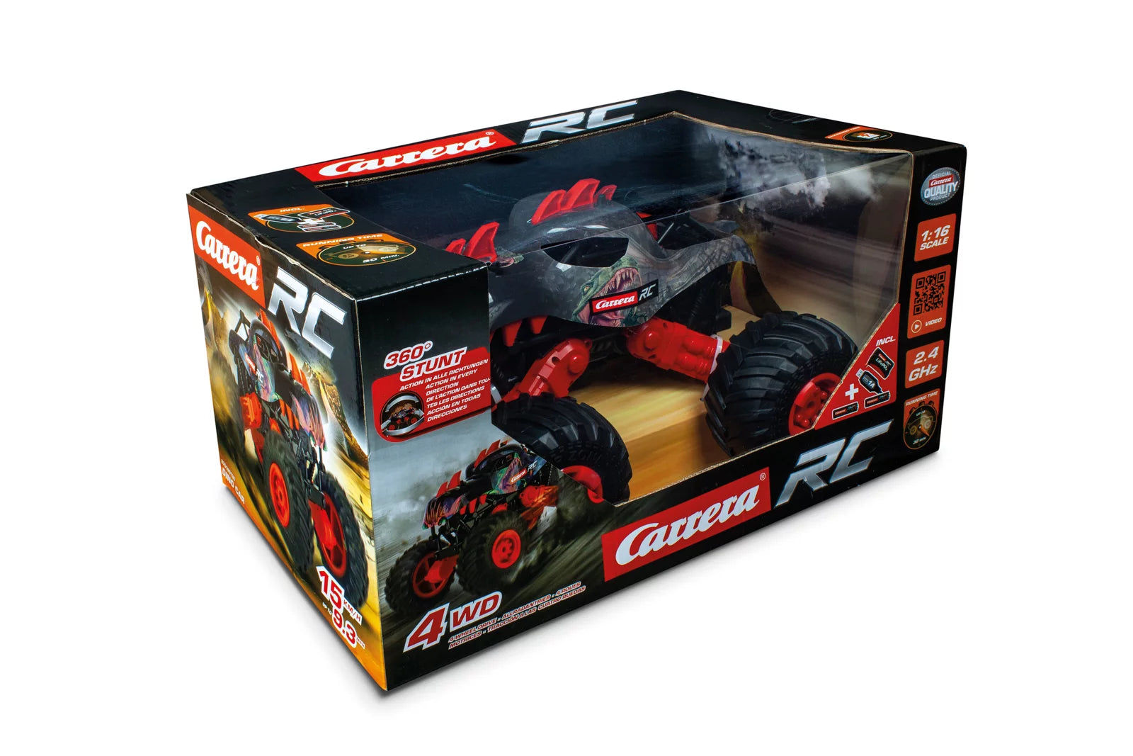 carrera-rc-action-2-4ghz-dino-car-rc-stunt-auto-4wd image 3