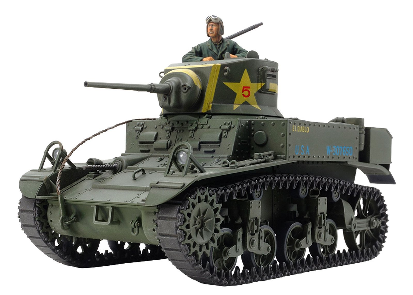 tamiya-35360-m3-stuart-sp-t-modellbausatz-1-35-unlackiert image 1