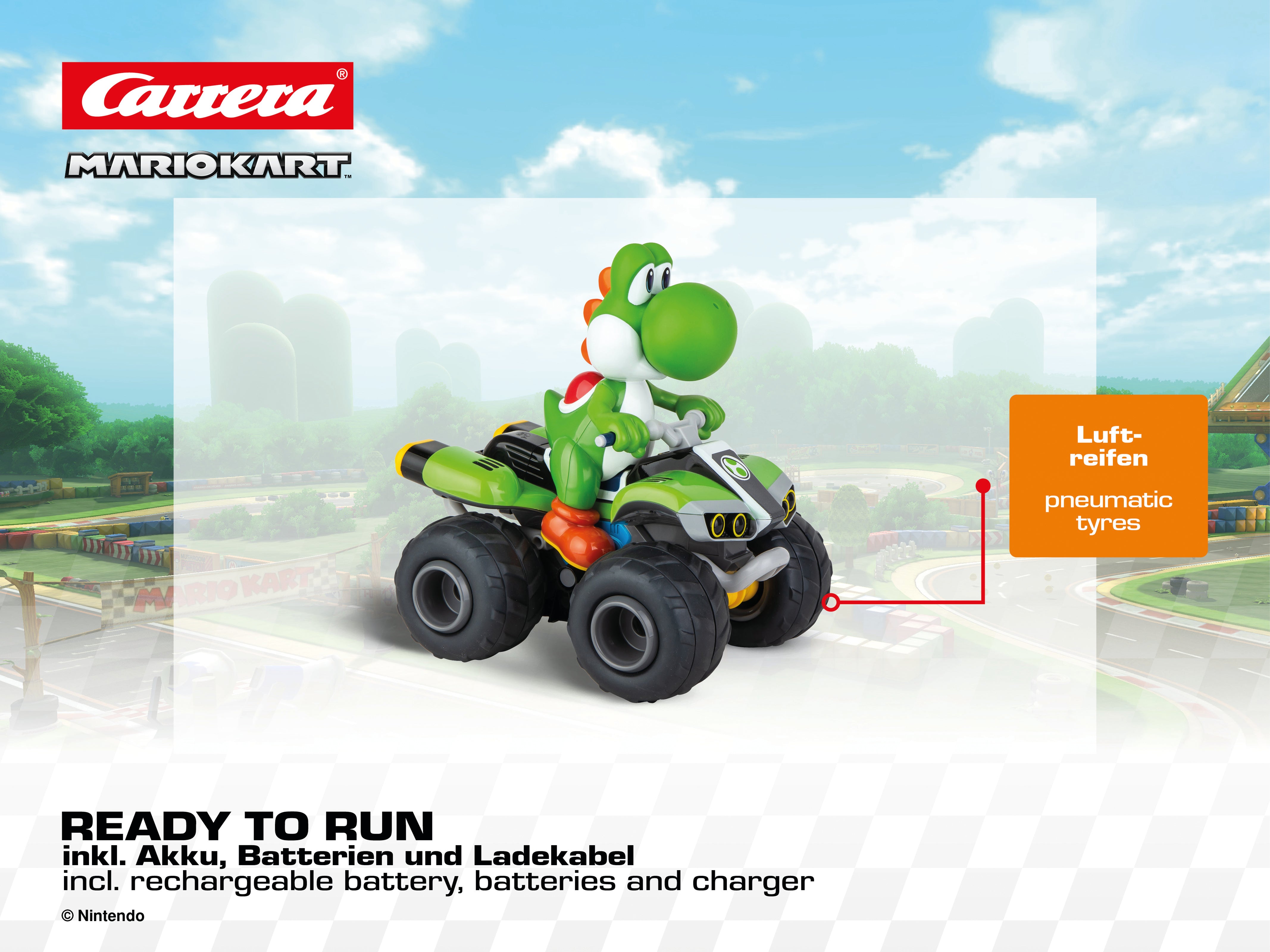 carrera-rc-mario-kart-yoshi-quad-2-4ghz-rc-auto-20cm image 7