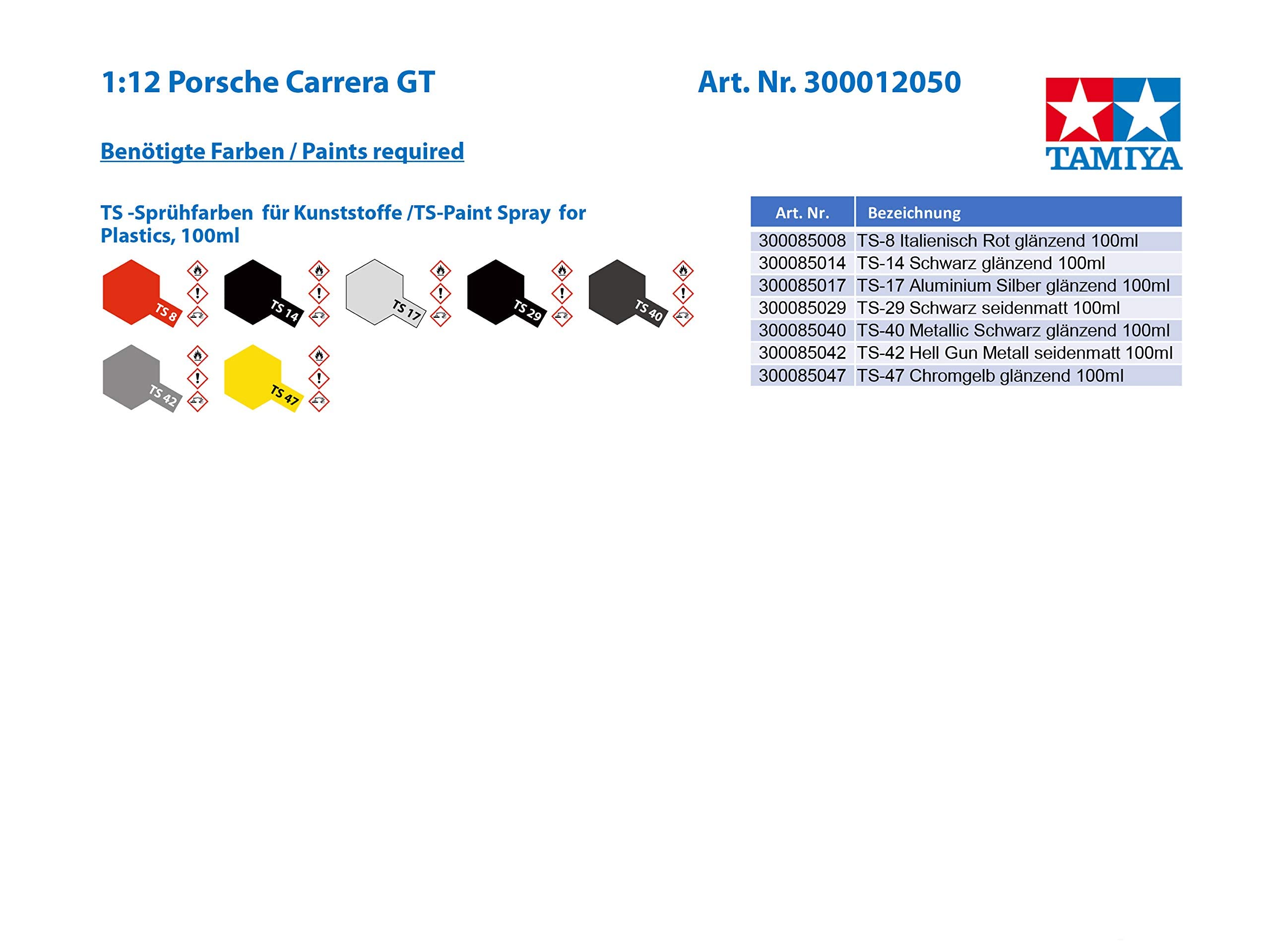tamiya-300012050-porsche-carrera-gt-modellbausatz-1-12-die-cast image 4