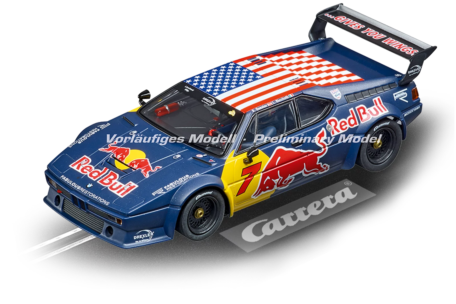 carrera-digital-132-bmw-m1-procar-no-7-slotcar-daytona-2017 image 1