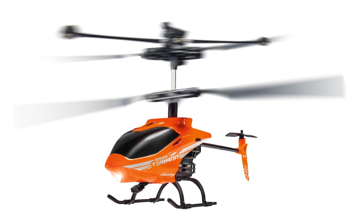 carson-nano-tyrann-rc-hubschrauber-2ch-gyro-orange-rtf image 1