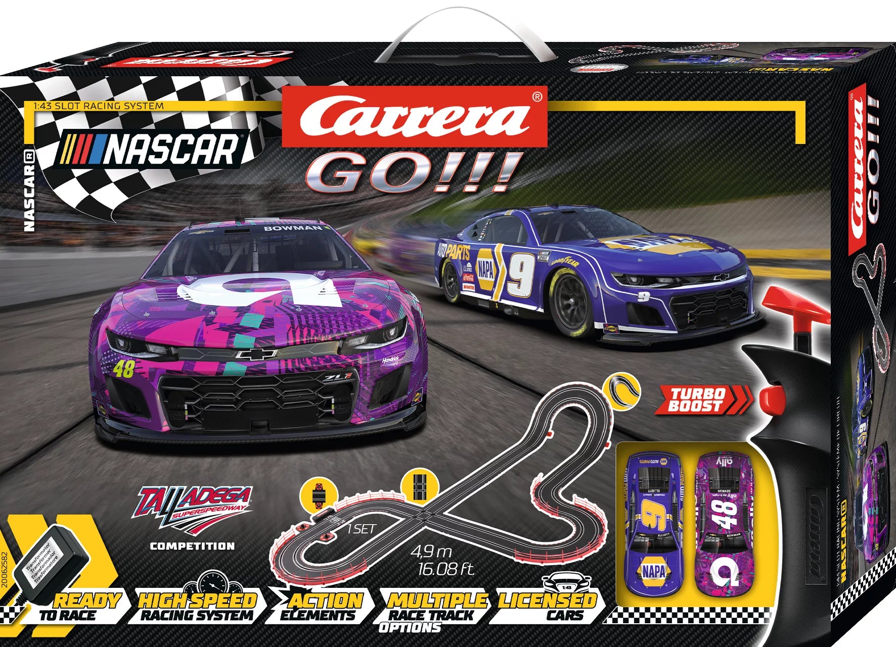 carrera-go-nascar-talladega-competition-autorennbahn-set-4-9-m image 1