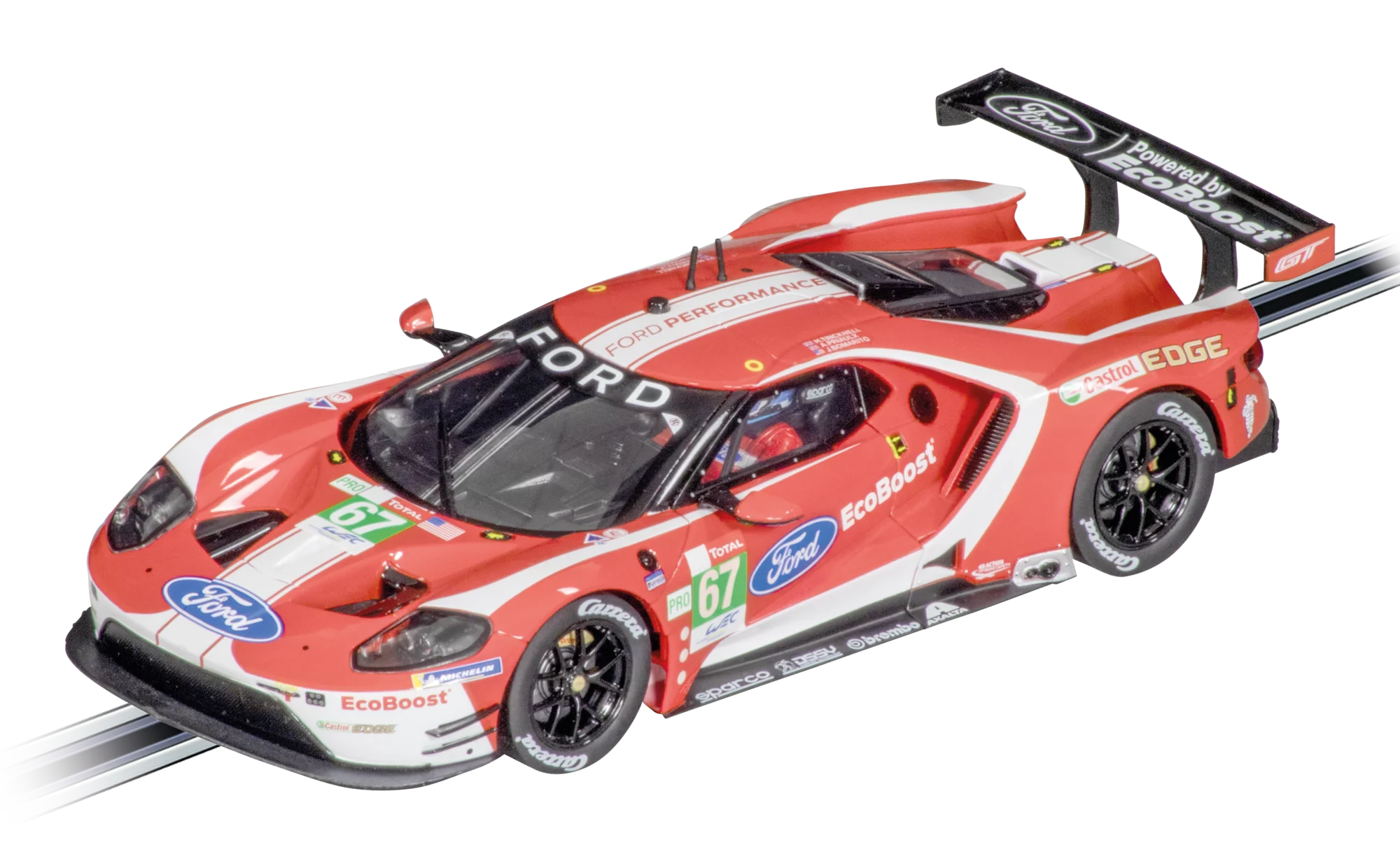 carrera-digital-132-ford-gt-race-car-no-67-slotcar-1-24 image 1