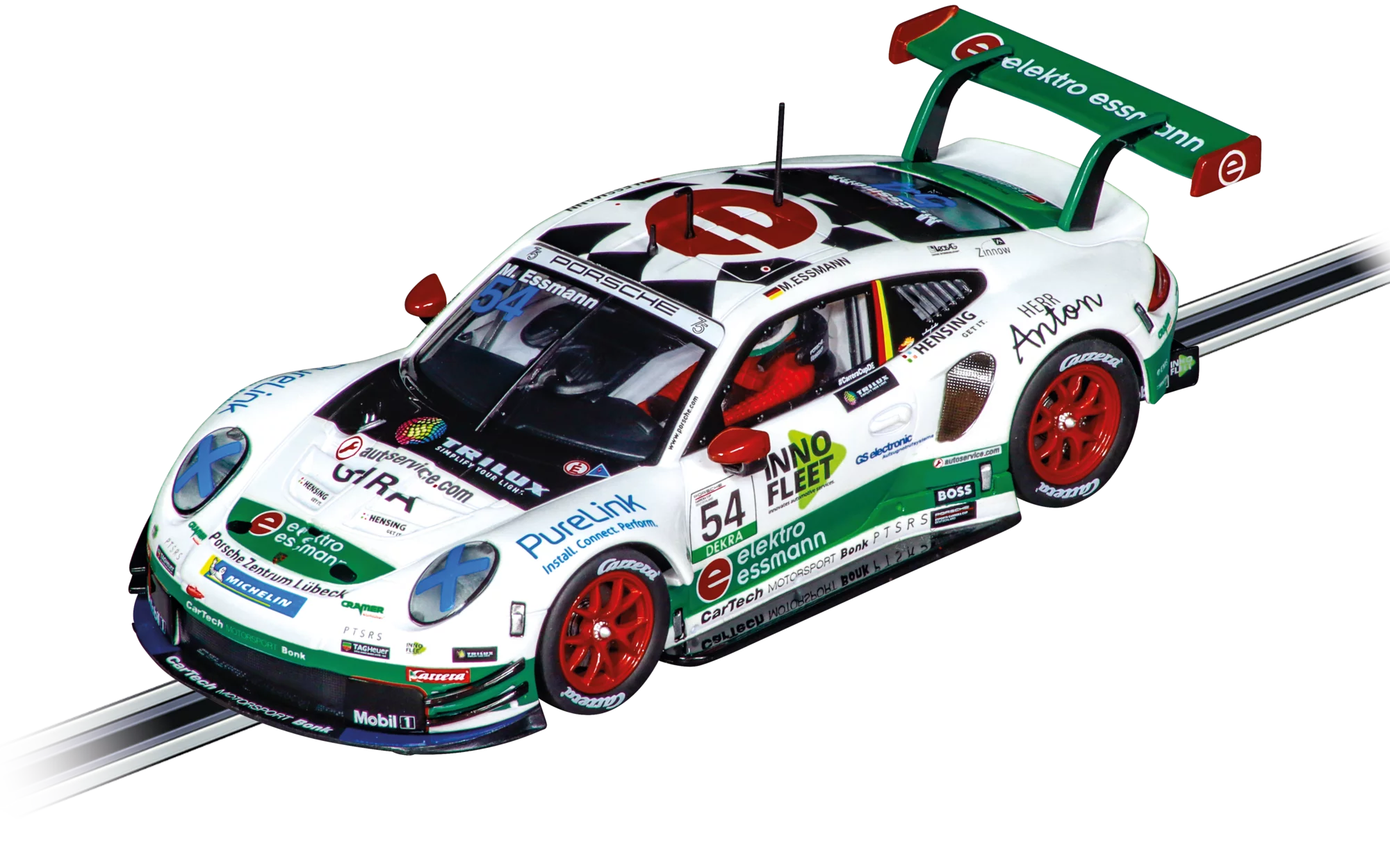 carrera-digital-132-porsche-911-cartech-slotcar-no-54 image 1