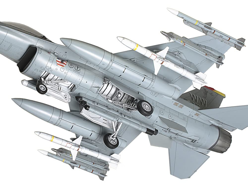 tamiya-static-models-300061098-f-16cj-1-48-flugzeug-bausatz-grau image 5