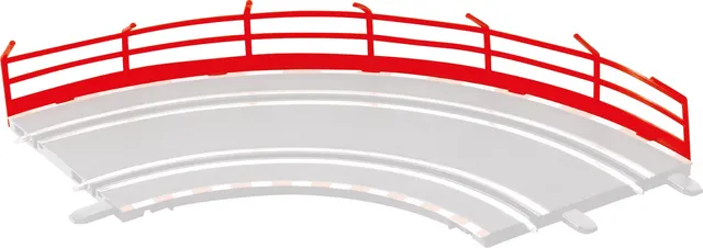 carrera-go-fangzaun-guardrail-fence-grau-rot-10tlg image 1