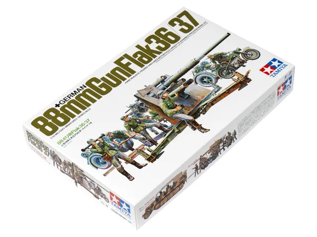 tamiya-35017-1-35-flak-8-8-cm-mit-motorrad-bausatz-gr-n image 1