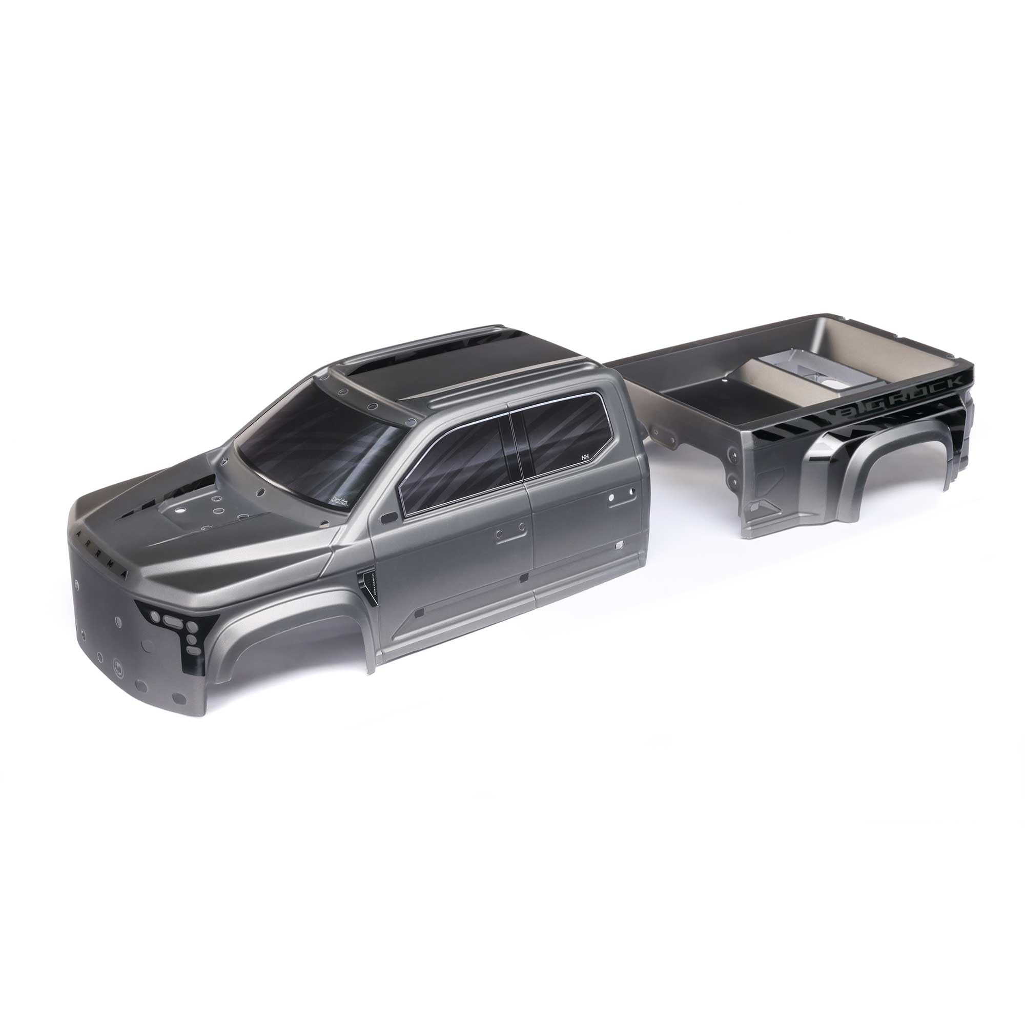 arrma-big-rock-6s-blx-karosserie-gunmetal-lackiert image 1