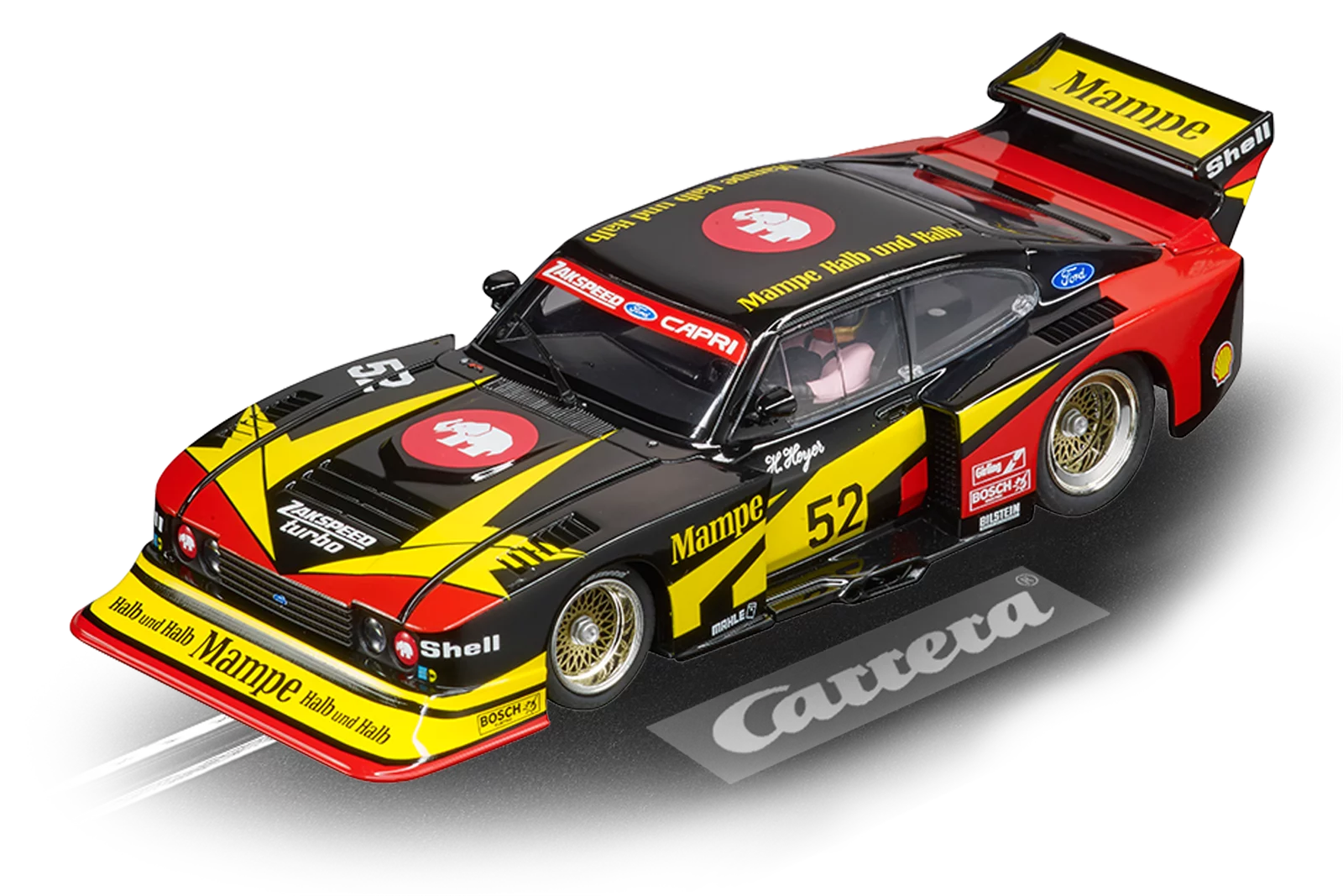 carrera-digital-132-ford-capri-zakspeed-turbo-no-52-slotcar-1-32-mit-licht image 1