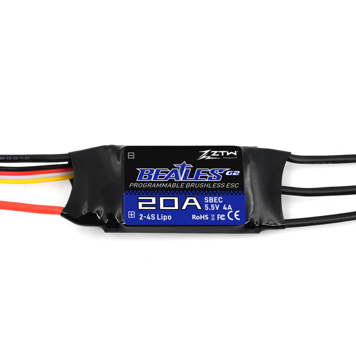 ztw-beatles-g2-20a-esc-2-4s-sbec-brushless-regler-flugzeug image 3