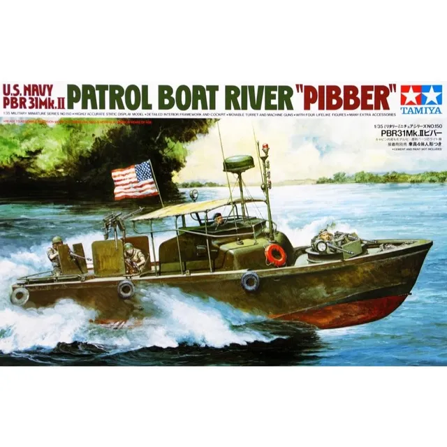 tamiya-us-navy-pbr-31-mk-ii-35150-schiffsmodell-1-35 image 1