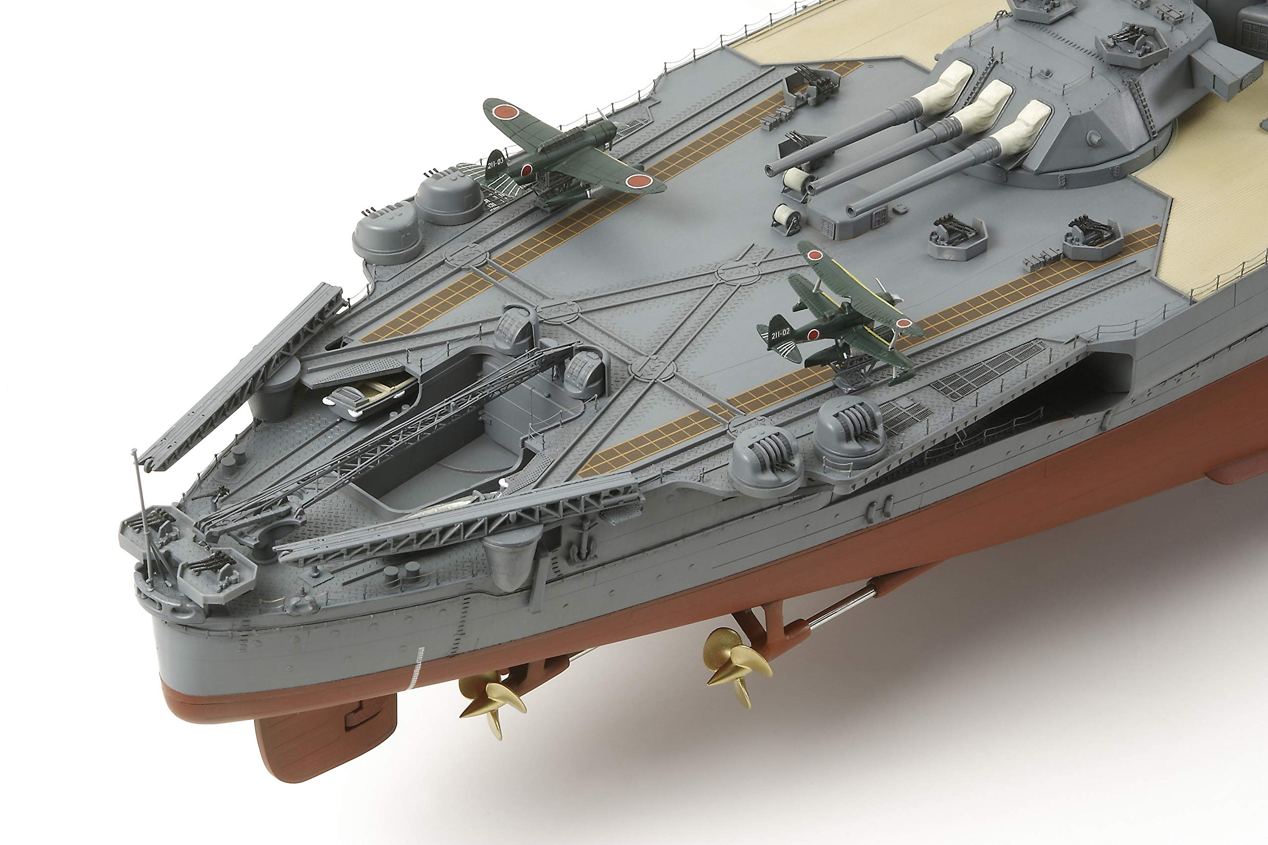 tamiya-78025-1-350-yamato-schlachtschiff-modellbausatz-76-cm image 4