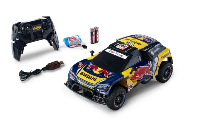 carson-1-16-rc-peugeot-rally-3008-dkr-loeb-2wd-led image 1