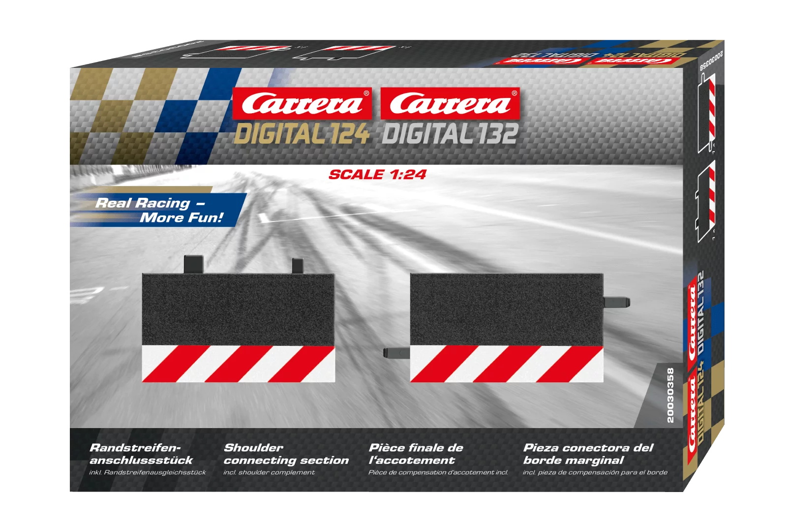 carrera-digital-132-schulter-verbindungsst-ck-randstreifen image 2