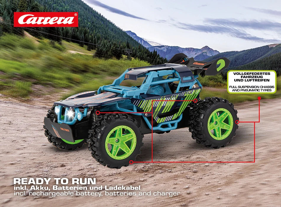 carrera-action-2-4ghz-trail-cruiser-rc-auto-gel-ndewag image 3