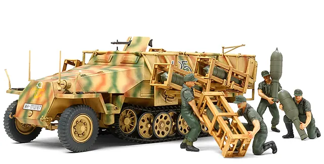 tamiya-300032566-sd-kfz-251-1-stuka-1-48-modellbausatz image 1