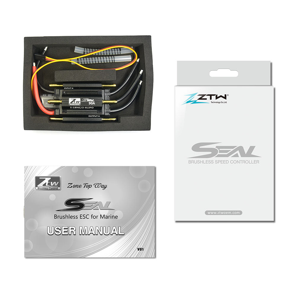 ztw-seal-90a-esc-2-6s-wasserk-hlung-brushless-regler-boot image 5