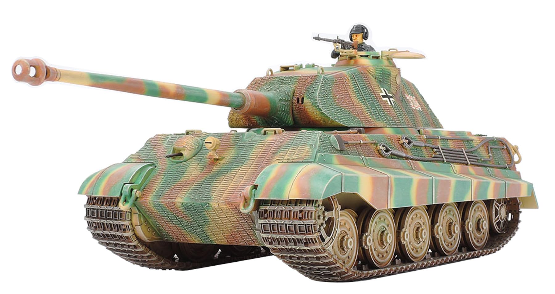 tamiya-300035169-k-nigstiger-porsche-turm-panzermodell-1-35 image 1