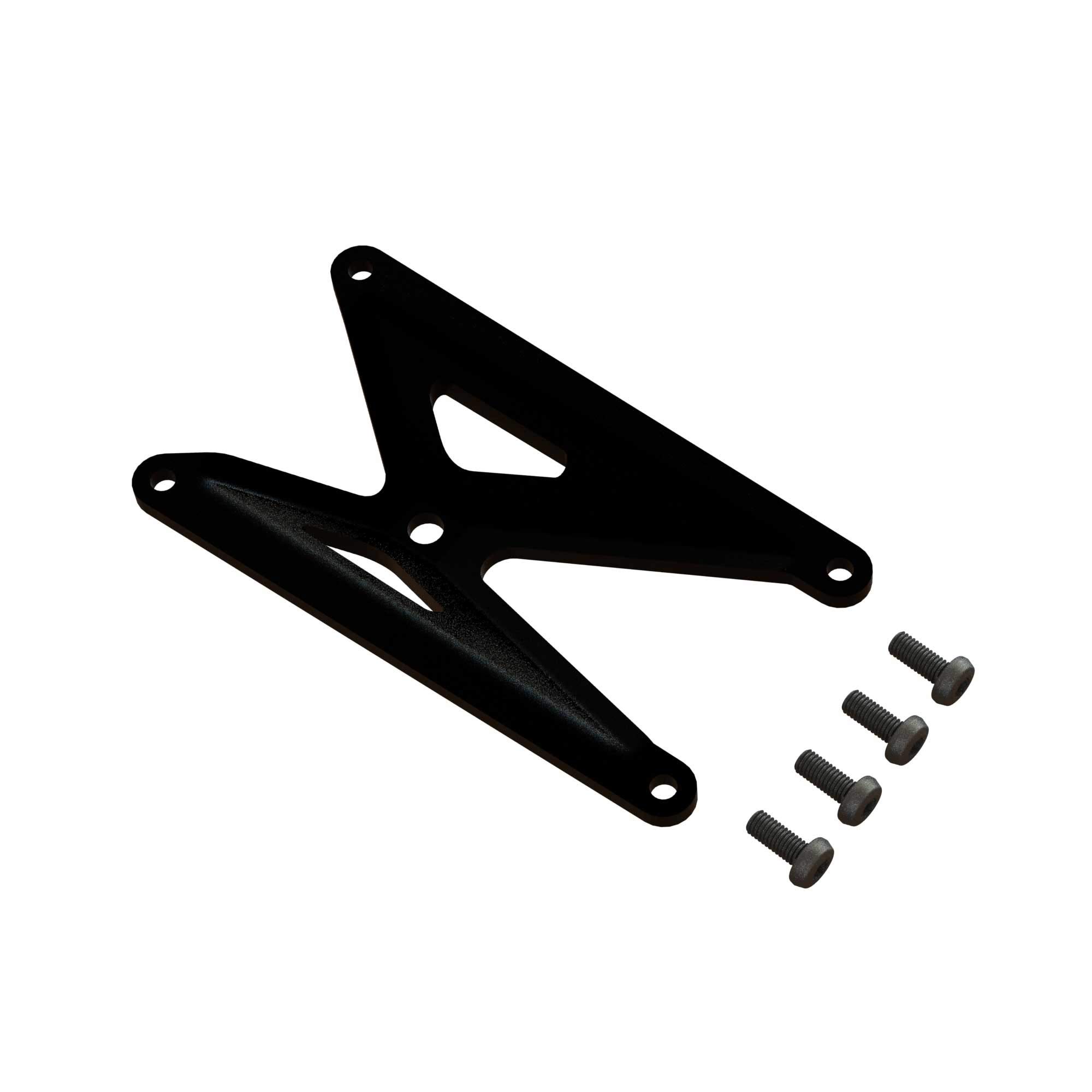 arrma-kraton-unteres-fahrgestell-hinten-aluminium image 1
