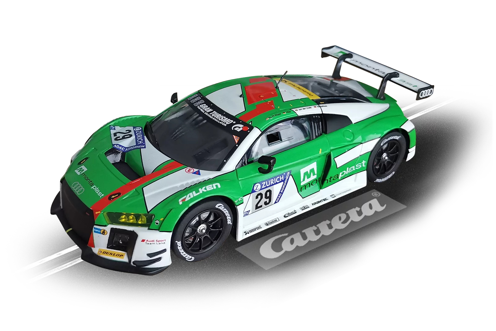 carrera-digital-132-audi-r8-lms-no-29-slotcar-24h-n-rburgring image 1