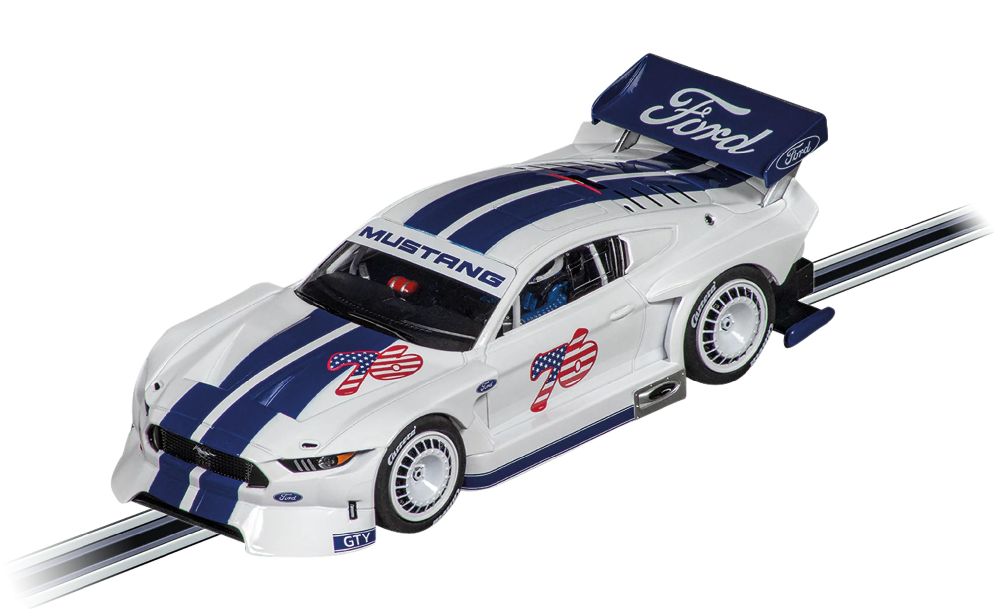 carrera-rc-digital-132-ford-mustang-gty-slotcar-no-76-1-32 image 1