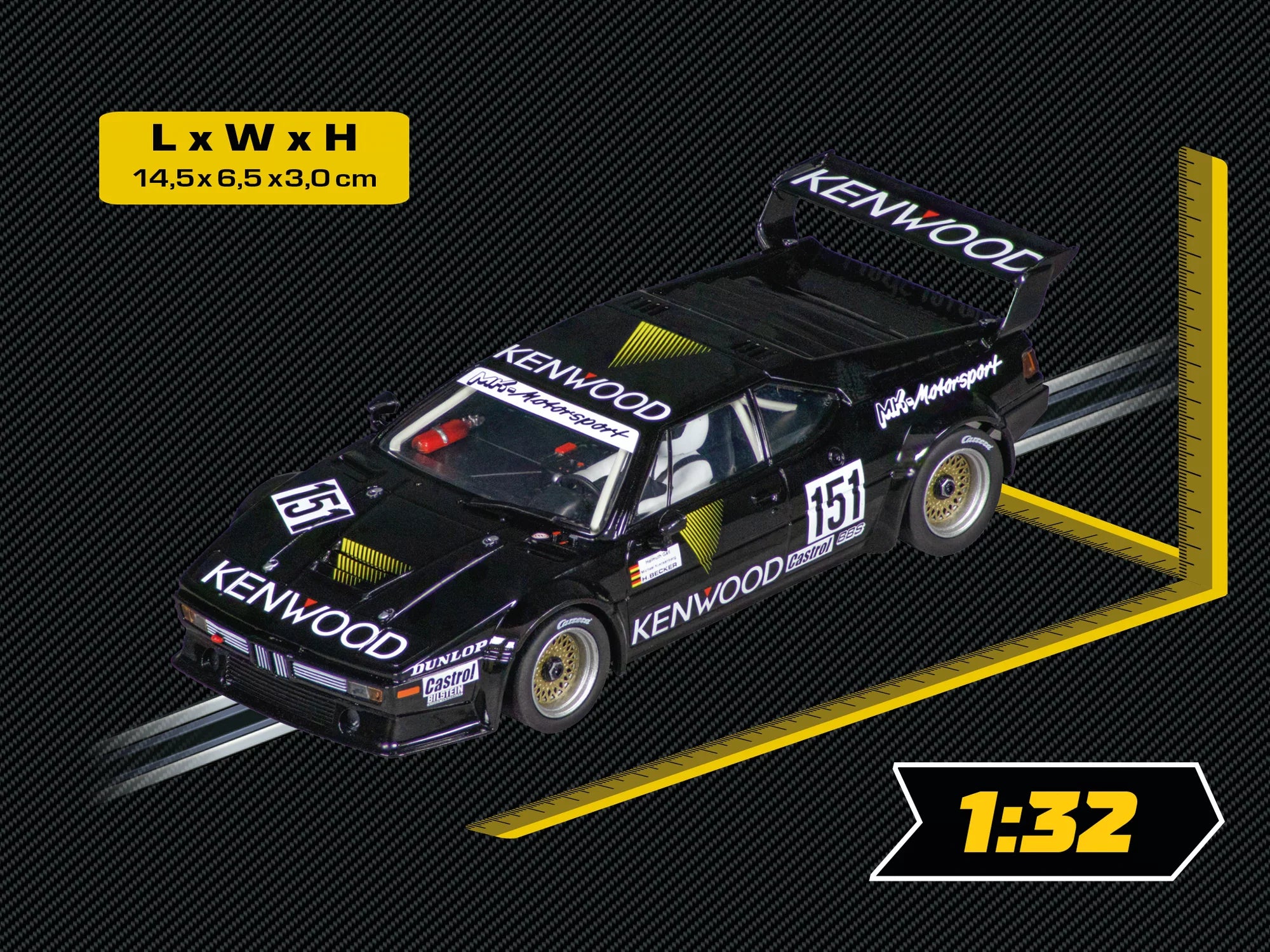 carrera-digital-132-bmw-m1-procar-slotcar-mk-motorsport-no-151 image 7