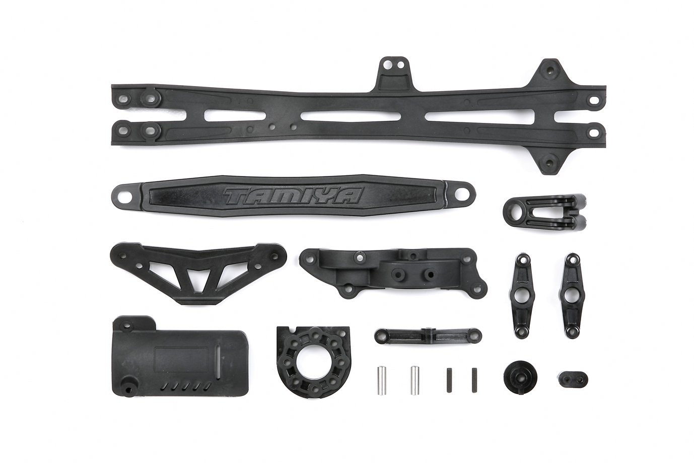 tamiya-300051319-tt-01e-d-teile-akku-motorhalter-schwarz image 1