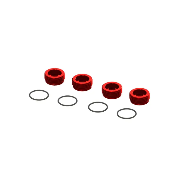 arrma-kraton-alu-radmutter-rot-set-4-st-ck-mit-o-ring image 1