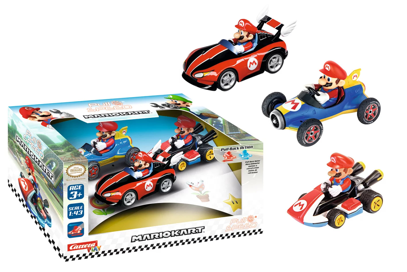 carrera-go-mario-kart-mario-pull-speed-auto-3er-pack image 2