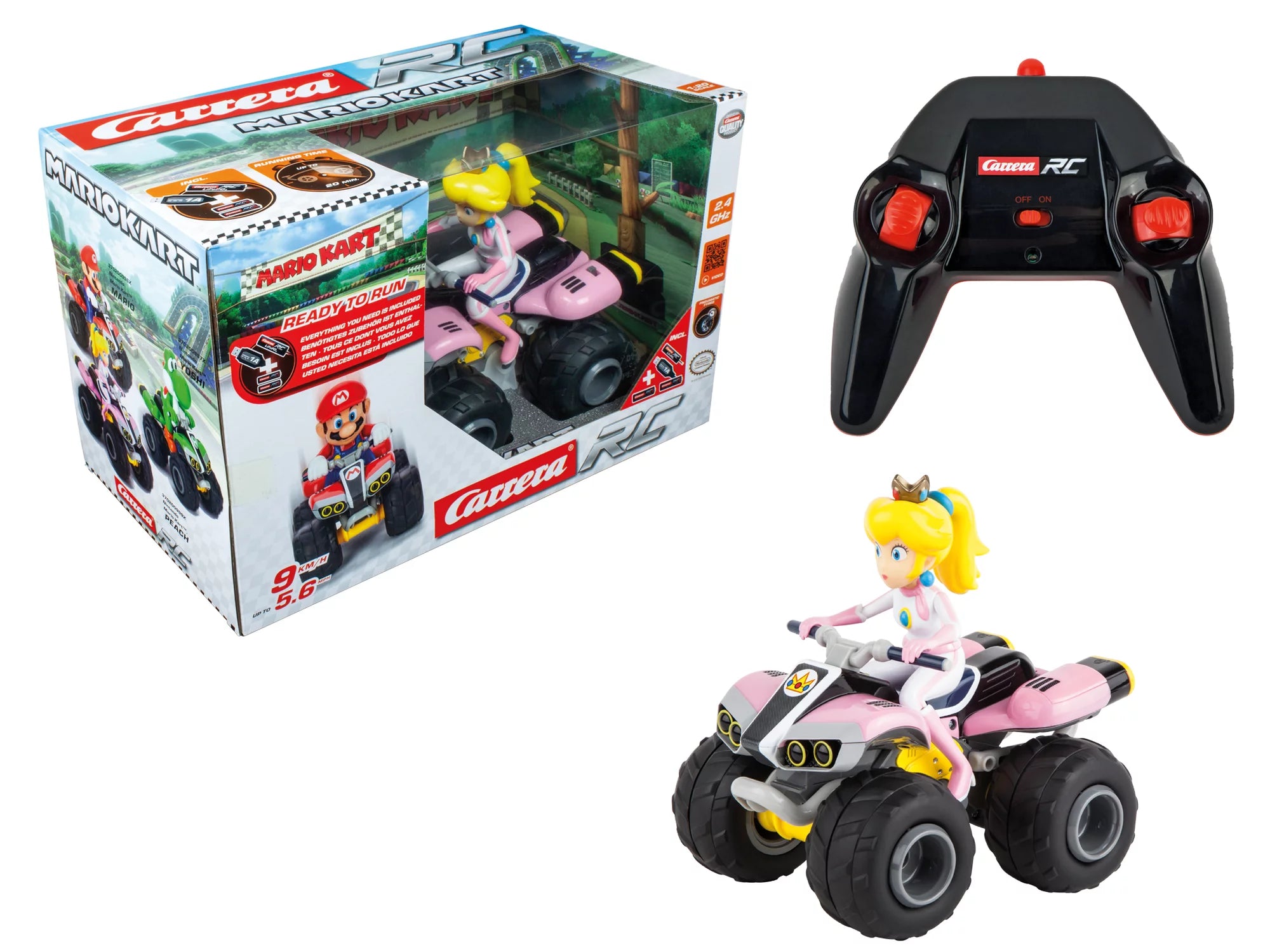 carrera-rc-mario-kart-peach-quad-rc-auto-1-20-mit-akku image 2